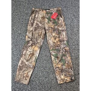 NWT Rocky Camo Cargo Pants Mens Large Scent IQ Atomic Polyester Hunting Outdoor
